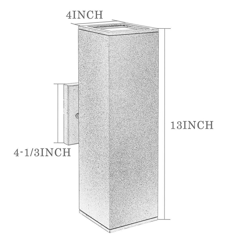 Cerdeco 37851TZ Brandon Outdoor Wall Lamp, Matte White [UL Listed]    FLW01