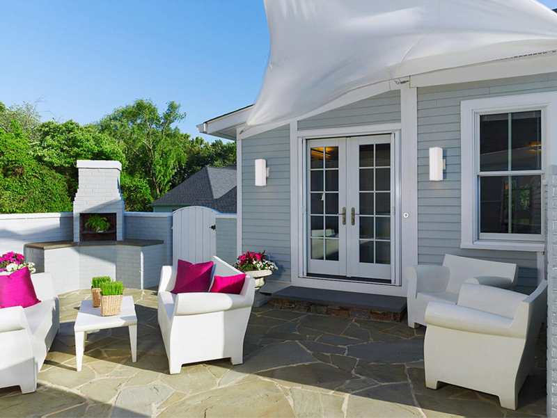 Cerdeco 37851TZ Brandon Outdoor Wall Lamp, Matte White [UL Listed]    FLW01