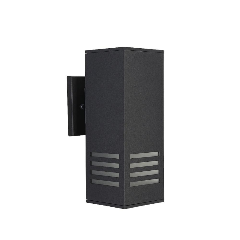 Cerdeco 46598TZ Brandon 1-Light Outdoor Wall Lamp, Sand Textured Black with 3-Sided Frosted Glasses [UL Listed]    TLB03