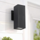 Cerdeco Brandon Aluminum Modern Outdoor Wall Light,10.75" Exterior Up or Down One Light Fixture Matte Black [UL Listed]