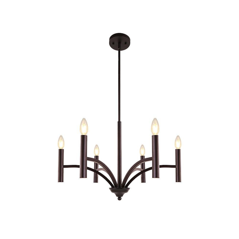 Cerdeco 58550UK 6 Lights Pendant Light Modern Kitchen Pendant Light Fixture Oil Rubbed Bronze Finished [UL Listed]    BRP02