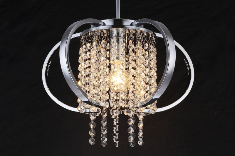 Cerdeco SC37889 Crystal Chandelier Subsize W16" X H8", UL Listed   SJ01
